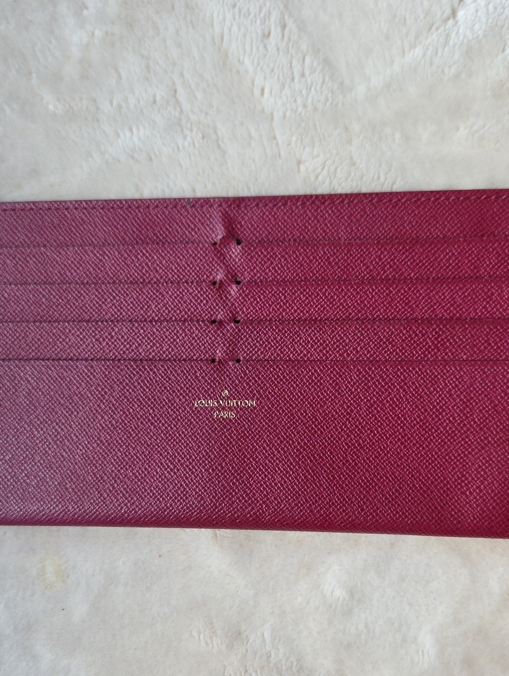 Louis Vuitton Wine Red Card Holder